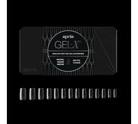 CANERO Gel-X® Natural Square Medium Box of Tips | 280 Gel-X Tips, Premium Quality, 14 Sizes 00-9 | Half-sizes Included