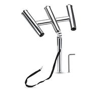 Cañeros de pesca Accesorios for embarcaciones 3 TUBO SILVER SOBRE MUY POLIDO ACERO INOXIDABLE CONTENDIENTE CONTENDIENTE TITULARIO DE VARIETE CONTENIDO TITURAR