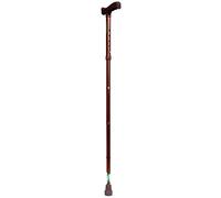 Canes Walking Stick Práctico Plegable Peque para Caminar Muletas telescópicas de Aluminio Caina de Aluminio Caminante Ajustable, marrón 80-90 cm, Elder Mountaineer, Viajar es Tan Amable de su Parte