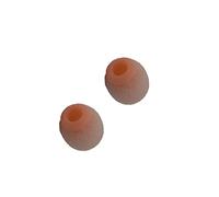 Canfon 2 fundas de espuma para parabrisas / filtro pop / protector de viento con soporte de silicona compatible con RODE Smartlav+ Lavalier Mic con diámetro de 4 a 5 mm (color de piel)