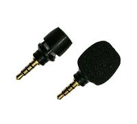 CANFON Micrófono de teléfono pequeño, micrófono con Alta sensibilidad para teléfono iOS, iPhone, iPad, Youtube, Facebook (micrófono de 3,5 mm)