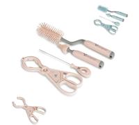Cangaroo Baby Bottle Cleaning Brush Set 4 piezas 2 cepillos cepillo para pajitas, colores:rosa