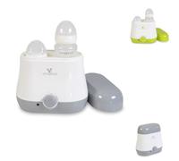 Cangaroo calientabiberones BabyDuo 2 biberones esterilización de pequeñas partes, color:gris