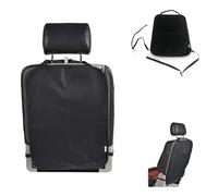 Cangaroo Car Seat Protector Universal Protector de respaldo de poliéster lavable, colores:negro