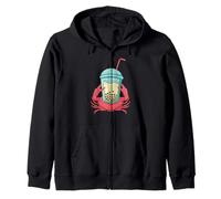 Cangrejo con té Boba Kawaii Lindo Divertido Sudadera con Capucha