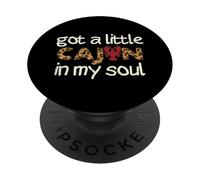 Cangrejo de río Got Little Cajun In My Soul Crawfish Mujeres Hombres Niños PopSockets PopGrip Adhesivo