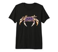 Cangrejo Dungeness para Pesca de cangrejos y Pesca al Aire Libre en la Costa Oeste Camiseta Premium