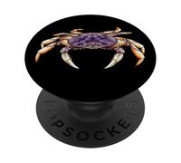 Cangrejo Dungeness para Pesca de cangrejos y Pesca al Aire Libre en la Costa Oeste PopSockets PopGrip Adhesivo
