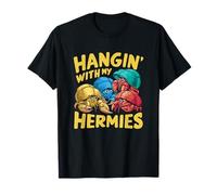 Cangrejo Ermitaño Divertido Hangin' With My Hermies Camiseta