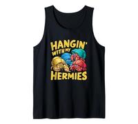 Cangrejo Ermitaño Divertido Hangin' With My Hermies Camiseta sin Mangas
