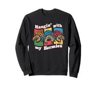 Cangrejo Ermitaño Divertido Hangin' With My Hermies Sudadera