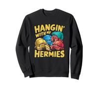 Cangrejo Ermitaño Divertido Hangin' With My Hermies Sudadera