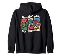Cangrejo Ermitaño Divertido Hangin' With My Hermies Sudadera con Capucha
