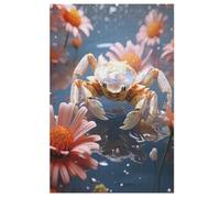 Cangrejo Puzzles de Madera 1000 Piezas para Adultos, Materiales Reciclables De Calidad Superior Puzzle, Juego en Familia, (78×53cm)