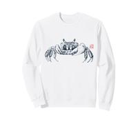 Cangrejo Violinista Ilustración Océano Fauna Japón Estética Sudadera