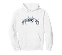 Cangrejo Violinista Ilustración Océano Fauna Japón Estética Sudadera con Capucha