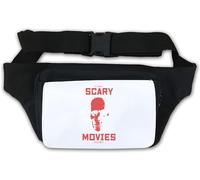 Cangurera con diseño de calavera de Let's Watch Scary Movies On Halloween, color blanco, White, Talla única