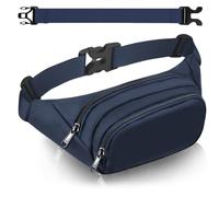 Cangurera grande para mujeres y hombres, riñonera Syican con 3 bolsillos con cremallera, regalos para disfrutar de deportes, viajes, entrenamiento, casual, manos libres, se adapta a iPad máximo de 7.9