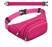 Cangurera grande para mujeres y hombres, riñonera Syican con 3 bolsillos con cremallera, regalos para disfrutar de deportes, viajes, entrenamiento, casual, manos libres, se adapta a iPad máximo de 7.9