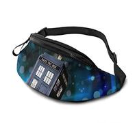 Cangurera London Phone Booth con diseño de cielo estrellado para mujeres y hombres, casual, con correa ajustable, para exteriores, correr, senderismo, Cabina telefónica Londres Cielo estrellado, Talla