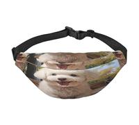 Cangurera multifuncional para cachorros con lengua fuera, libera tus manos, cierre de cremallera, se puede cruzar y atar alrededor de la cintura, mochila de viaje de montañismo, color negro, talla