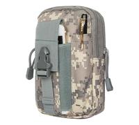 Cangurera para exteriores, riñonera para senderismo, bolsa de cinturón de senderismo al aire libre, bolsa de cinturón impermeable de tela Oxford estampada Vista, bolsa de cinturón para teléfono