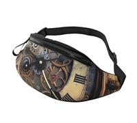 Cangurera para mujeres y hombres, mochila bandolera steampunk con correa ajustable