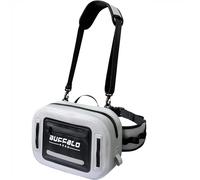 Cangurera sumergible impermeable grande para pesca con mosca, 8.9 L, mochila lumbar sumergible con cremallera hermética, color gris, Gris, L, Riñonera de pesca