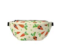 Cangureras grandes para mujeres y hombres, cruzadas, bonitas gafas de sol de zanahoria, bolsas cruzadas de viaje para mujer, bolsa de cinturón para mujeres y hombres, bolsa de cintura para mujer con