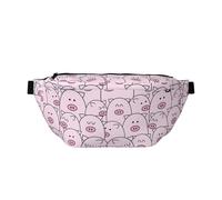 Cangureras grandes para mujeres y hombres, cruzadas, color rosa, lindas bolsas de viaje para mujer, a la moda, riñonera para mujeres y hombres, riñonera para mujer con correa ajustable