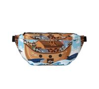 Cangureras grandes para mujeres y hombres, cruzadas, con animales en el arca de Noé, bolsas cruzadas de viaje para mujer, a la moda, riñonera para mujeres, hombres, bandolera con correa ajustable