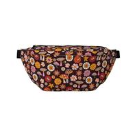 Cangureras grandes para mujeres y hombres, cruzadas, estilo hippie, retro, de los años 70, a la moda, riñonera para mujer, bolsa de cinturón para mujeres y hombres, cruzada con correa ajustable
