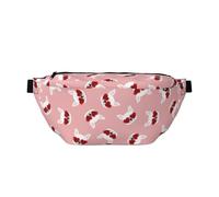 Cangureras grandes para mujeres y hombres, cruzadas, lindas gafas de bulldog francés, bolsas cruzadas de viaje para mujer, bolsa de cinturón para mujeres y hombres, bolsa de cintura para mujer con