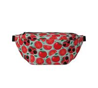 Cangureras grandes para mujeres y hombres, cruzadas, lindas gafas de sol con diseño de tomate, bolsas cruzadas de viaje para mujer, a la moda, bolsa de cinturón para mujeres y hombres, bolsa de