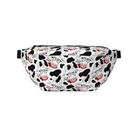 Cangureras grandes para mujeres y hombres, cruzadas, lindas y divertidas vacas con gafas, bolsas cruzadas de viaje para mujer, bolsa de cinturón para mujeres y hombres, bolsa de cintura para mujer con