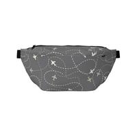 Cangureras grandes para mujeres y hombres, cruzadas, rutas de avión alrededor del mundo, bolsas cruzadas de viaje para mujer, bolsa de cintura para mujer, bolsa de cinturón para mujeres y hombres