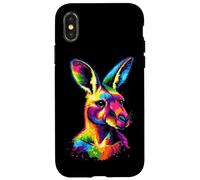 Canguro Australia Amor Outback Wild Sweet Canguros Carcasa para iPhone X/XS