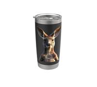 Canguro Australia Amor Outback Wild Sweet Canguros Vaso térmico de acero inoxidable de doble pared