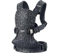 Canguro BabyBjörn One Air, Malla 3D, Antracita/leopardo