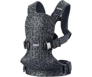 Canguro BabyBjörn One Air, Malla 3D, Antracita/leopardo