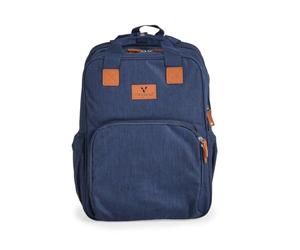 Canguro, Bolsa para cochecito Liana Mochila 2 en 1 Cuna Clips de cremallera, colores:azul