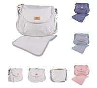 Canguro, bolso cambiador Naomi Cambiador, correa ajustable, cierre de cremallera, color:beige