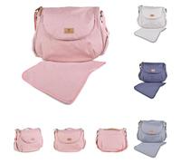 Canguro, bolso cambiador Naomi Cambiador, correa ajustable, cierre de cremallera, color:rosa