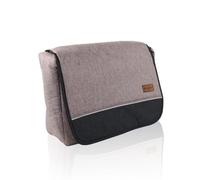 Canguro bolso pañales Maraya correa de hombro ajustable bolsillos interiores, colores:beige