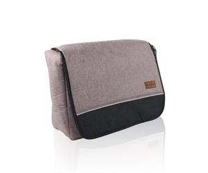 Canguro bolso pañales Maraya correa de hombro ajustable bolsillos interiores, colores:beige