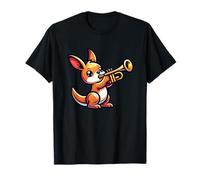Canguro Con Trompeta Para Niños Camiseta