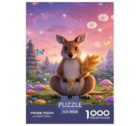 Canguro del Outback para Adultos Puzzle Animal 1000 Piezas Cumpleaños Juegos Educativos Decoración Juego De Rompecabezas Stress Relief Toy 38x26cm/1000pcs