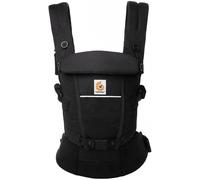 Ergobaby Mochila portabebé ergonómica Adapt Malla SoftFlex, recién nacidos, 3 posiciones, Onyx Black