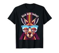 Canguro Fresco con Gafas de Sol Australian Outback Wildlife Camiseta