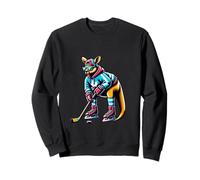 Canguro Hockey Hielo Estilo Único Sudadera